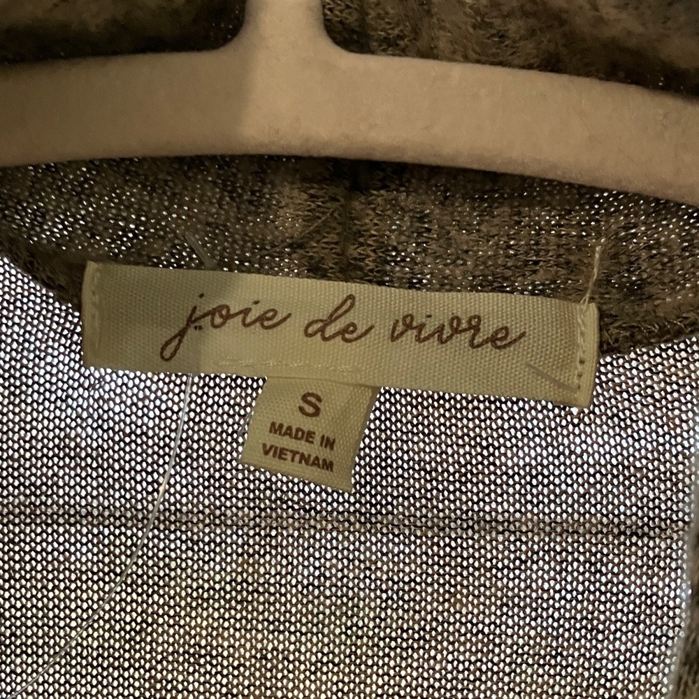 Elegant Gray Open Front Cardigan - Picture 6 of 9
